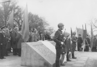 Kienitz am 24.10.1970 Einweihung des Panzerdenkmals
