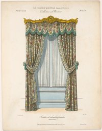 "Fenétre de chambre á coucher (Galerie estampée)", aus: Le Garde-meuble