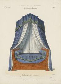 "Décor de lit (Tout en eloffe)", aus: Le Garde-meuble